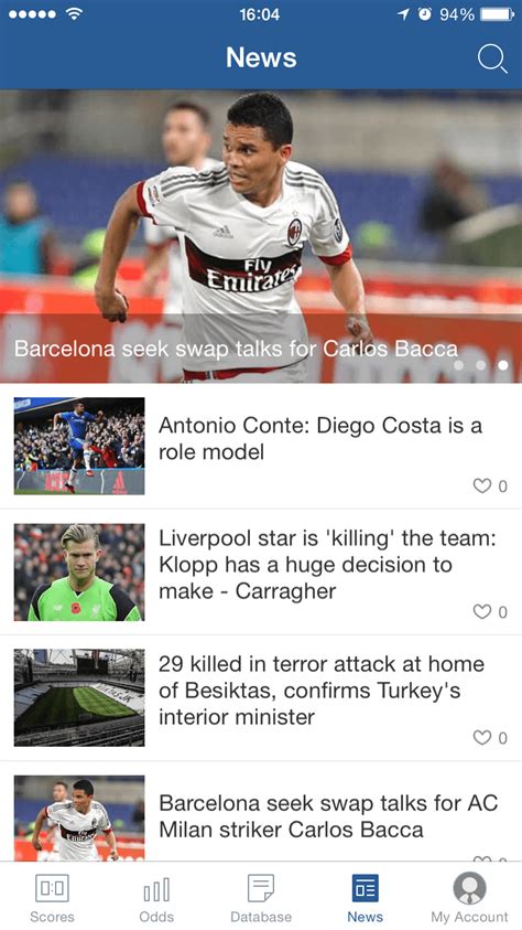 7mvn4.com|Soccer Scores,iPhone/Android APP .
